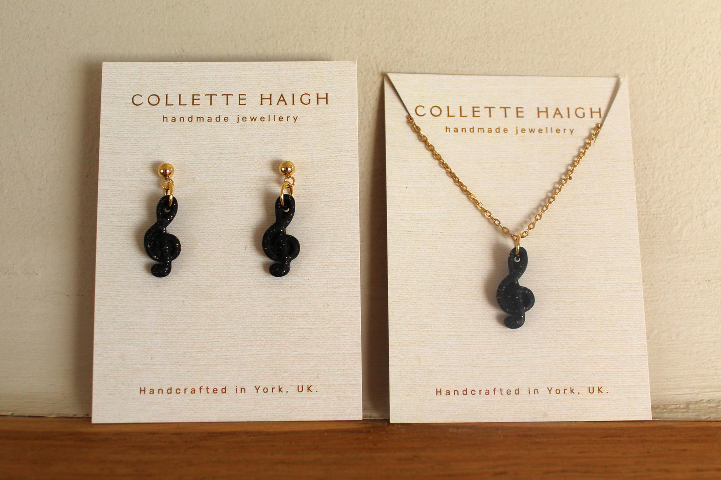 Treble Clef earrings