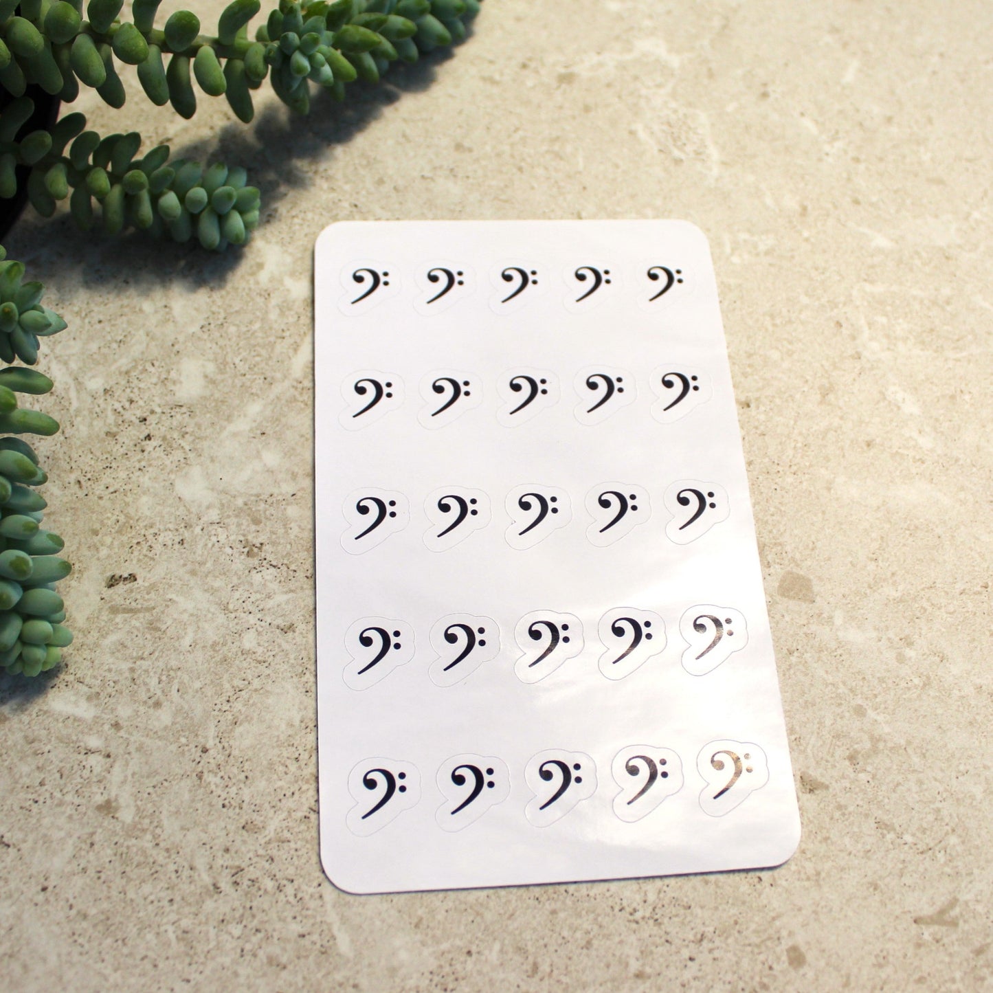 Clef stickers