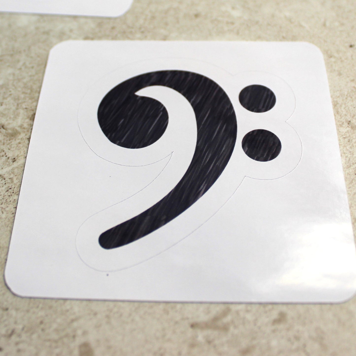 Clef stickers