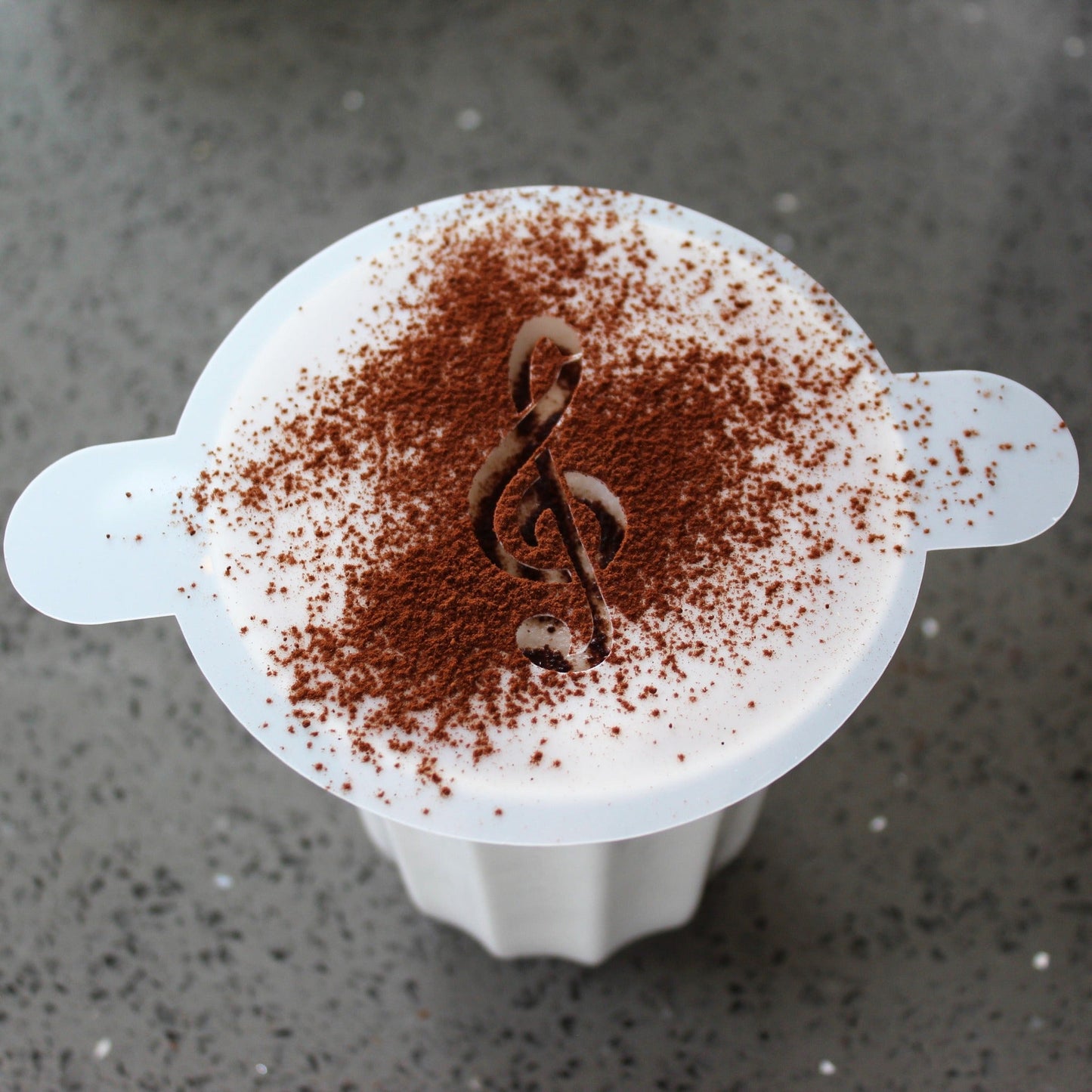Christmas coffee/ hot coffee stencils