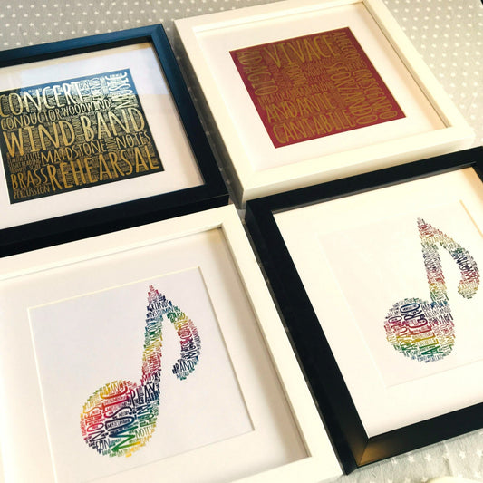 Foiled pictures 25x25cm