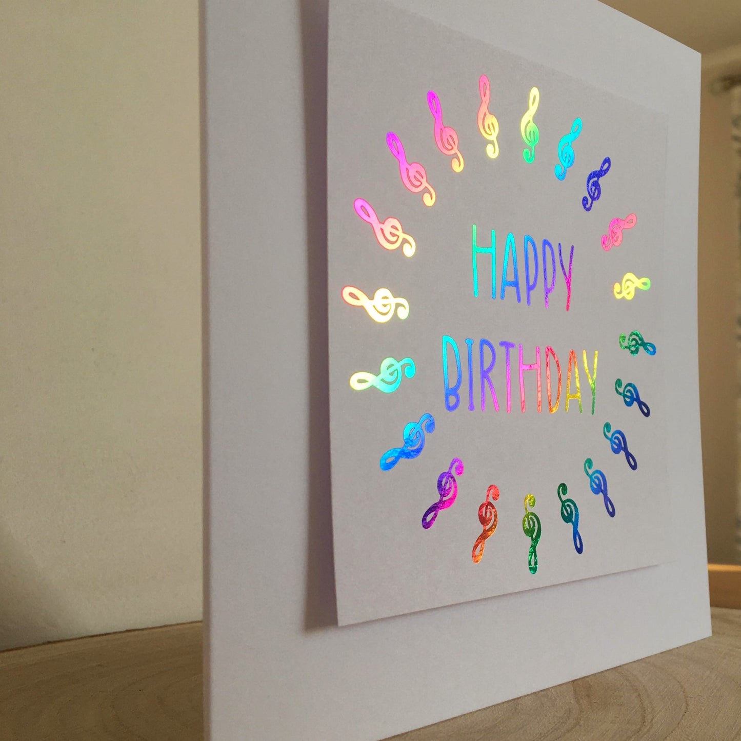 'Happy Birthday' Foil Card