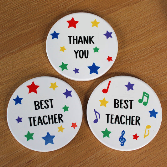 Teacher/ Thank you Coasters