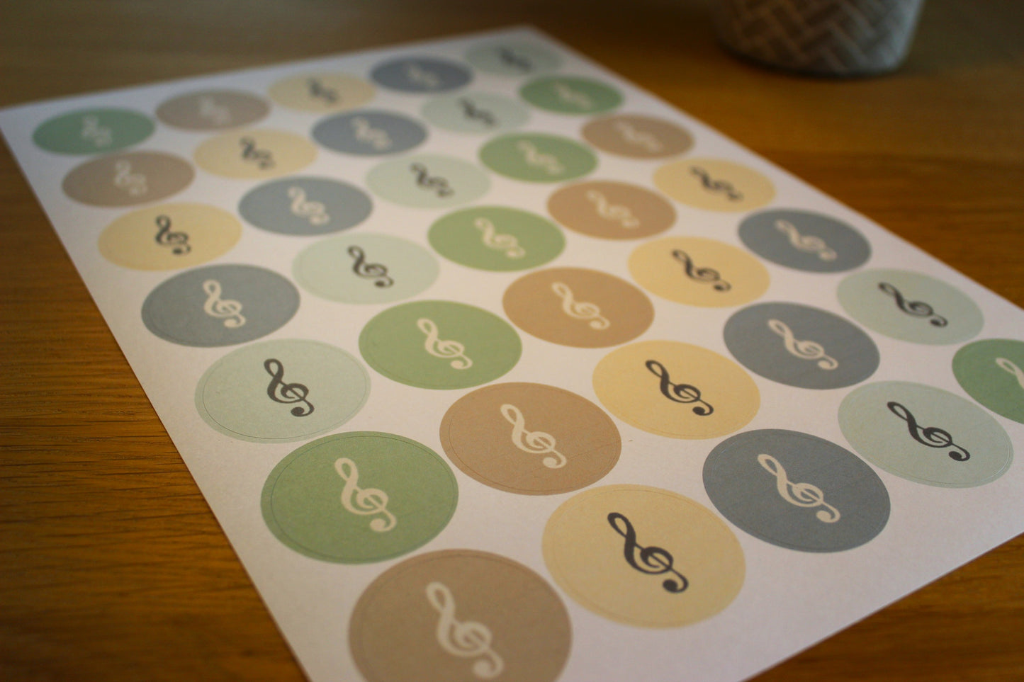 Mellow Clef Stickers