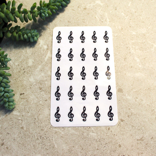 Clef stickers