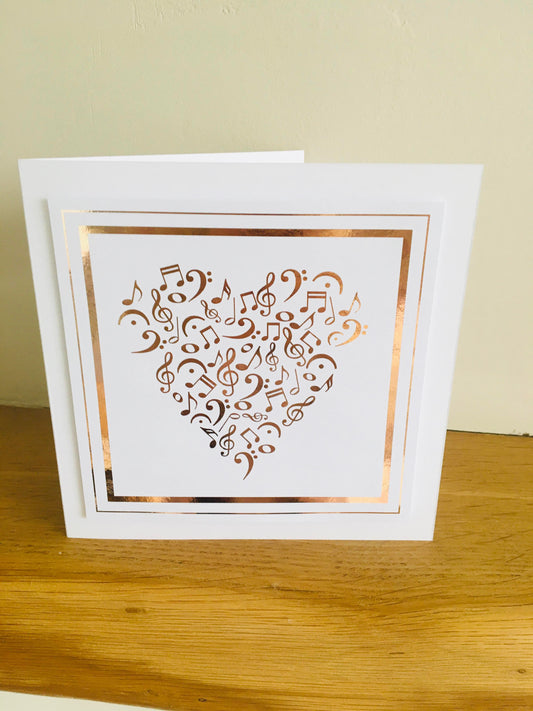 Foil Heart Card