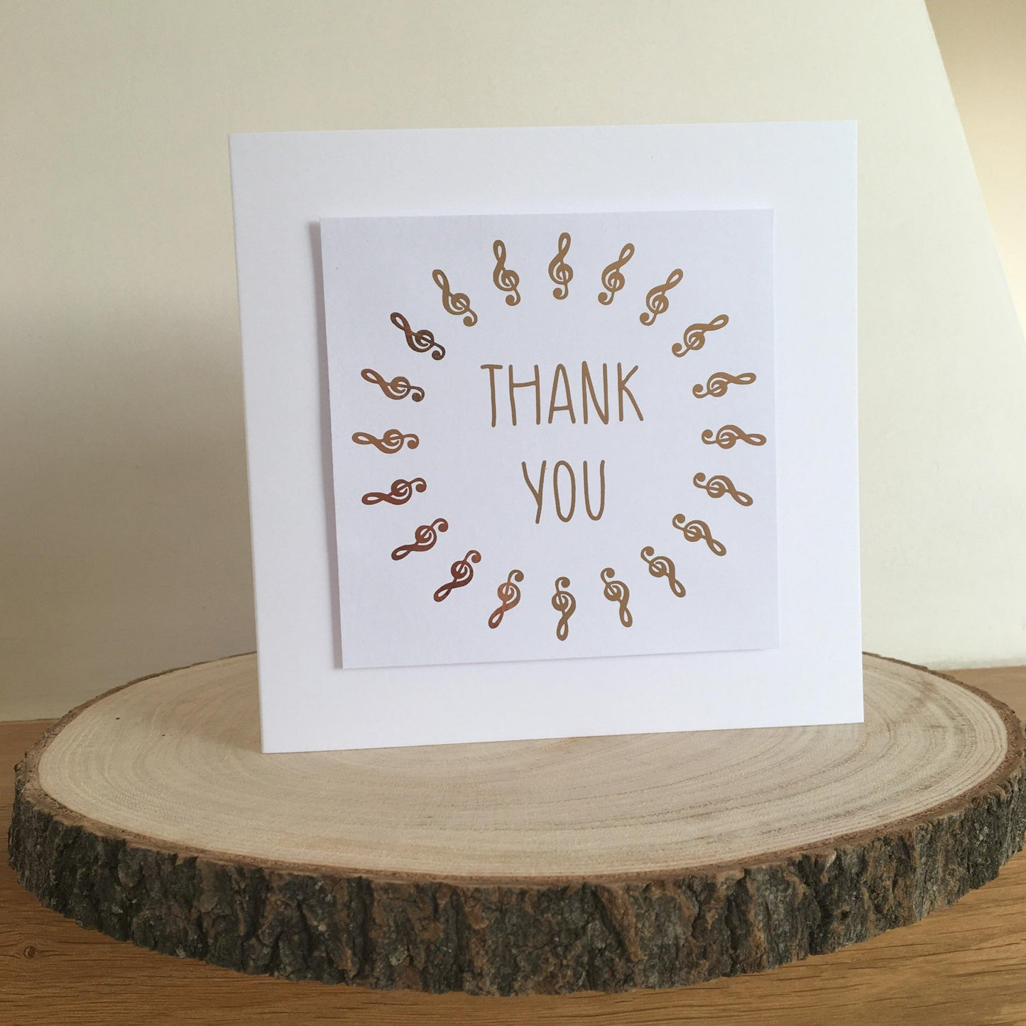 'Thank you' foil card
