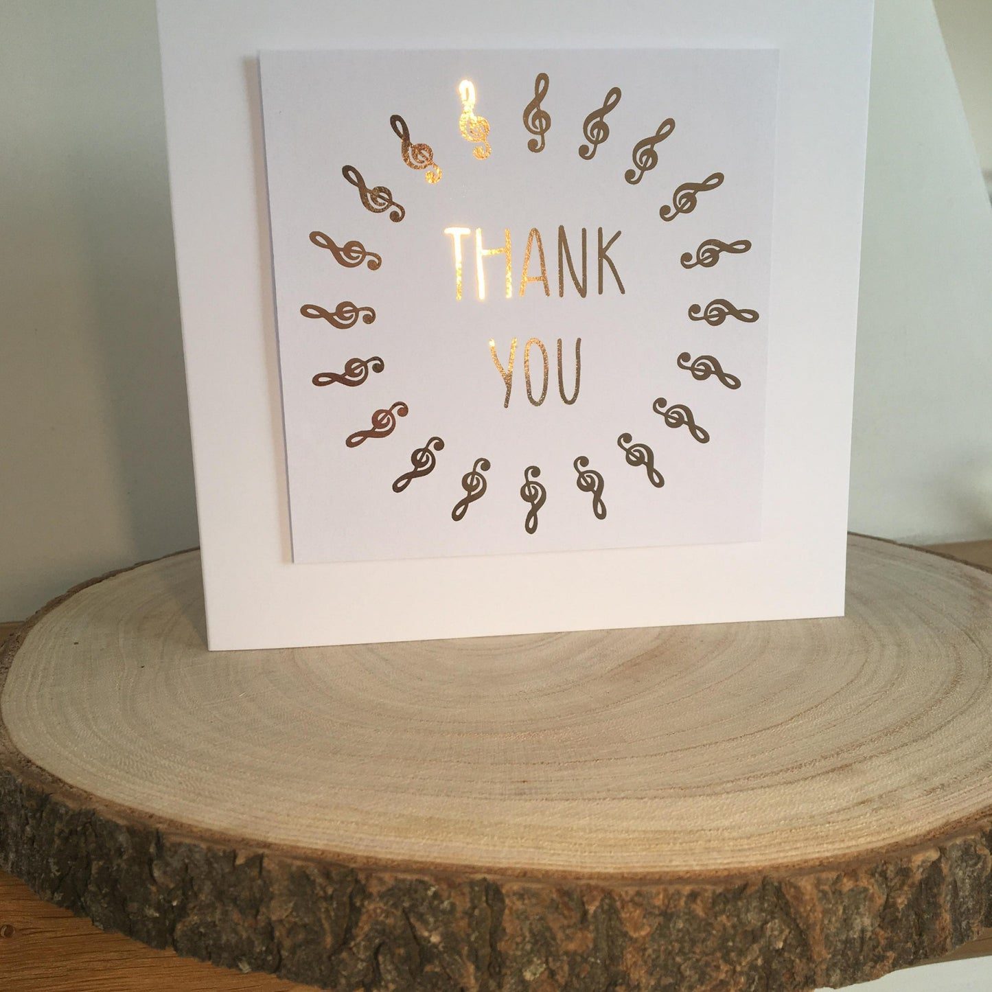 'Thank you' foil card