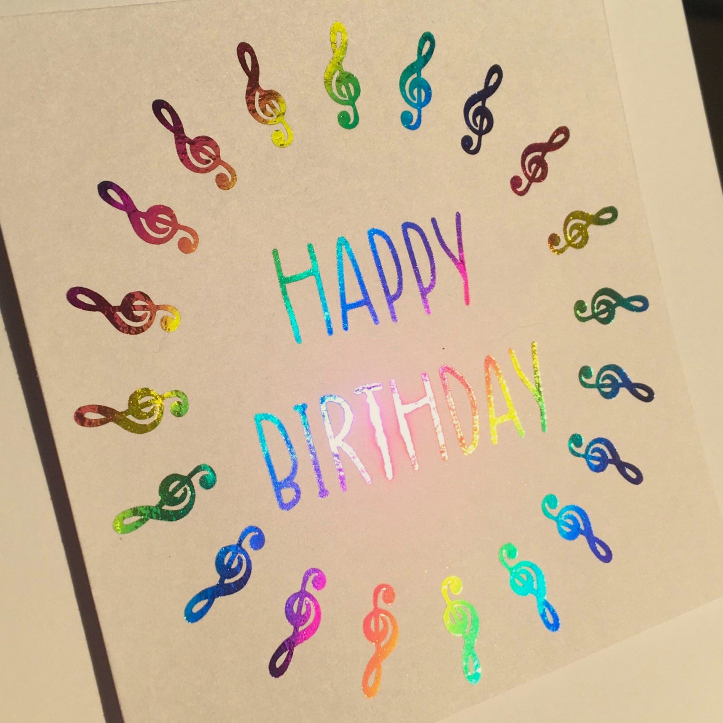 'Happy Birthday' Foil Card