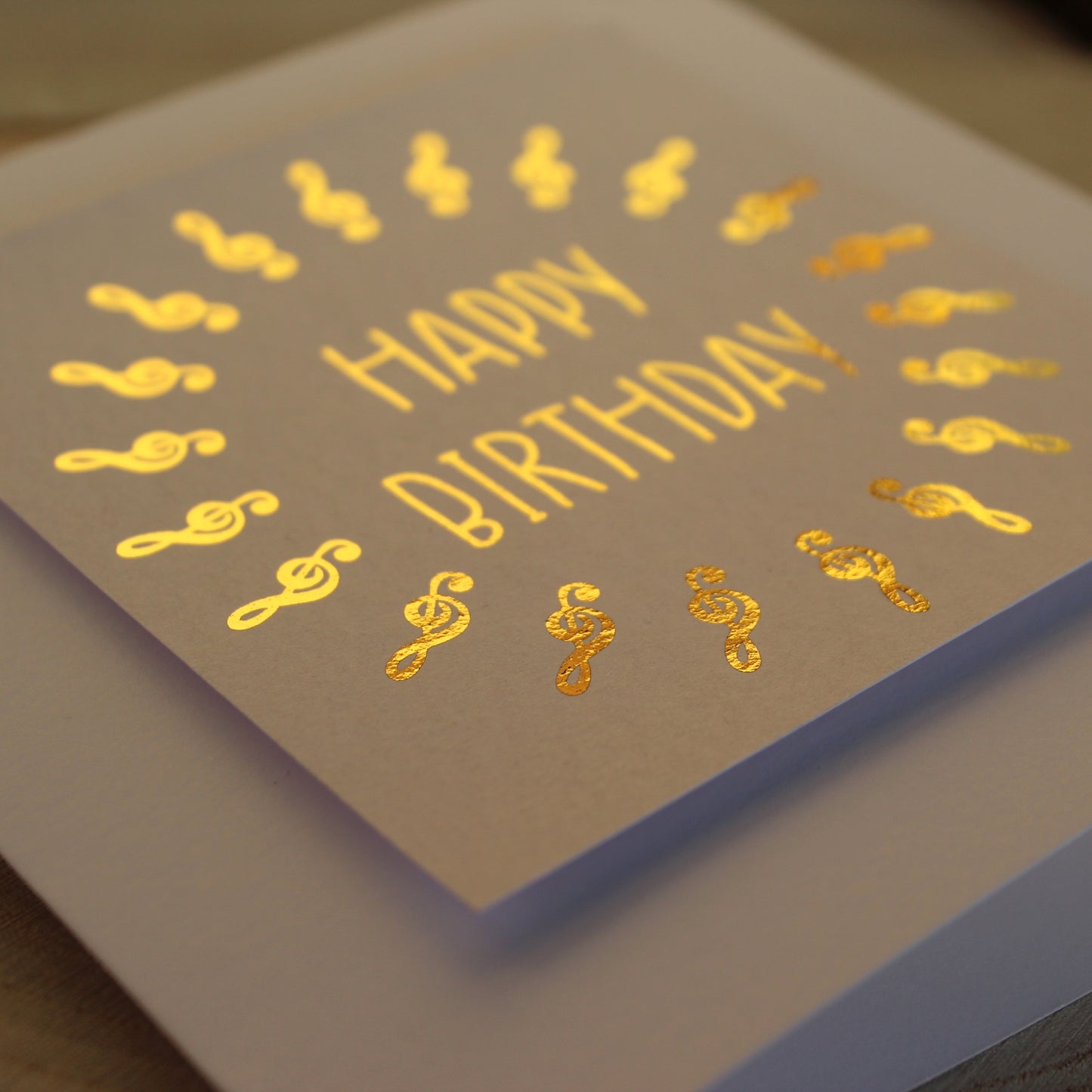 'Happy Birthday' Foil Card